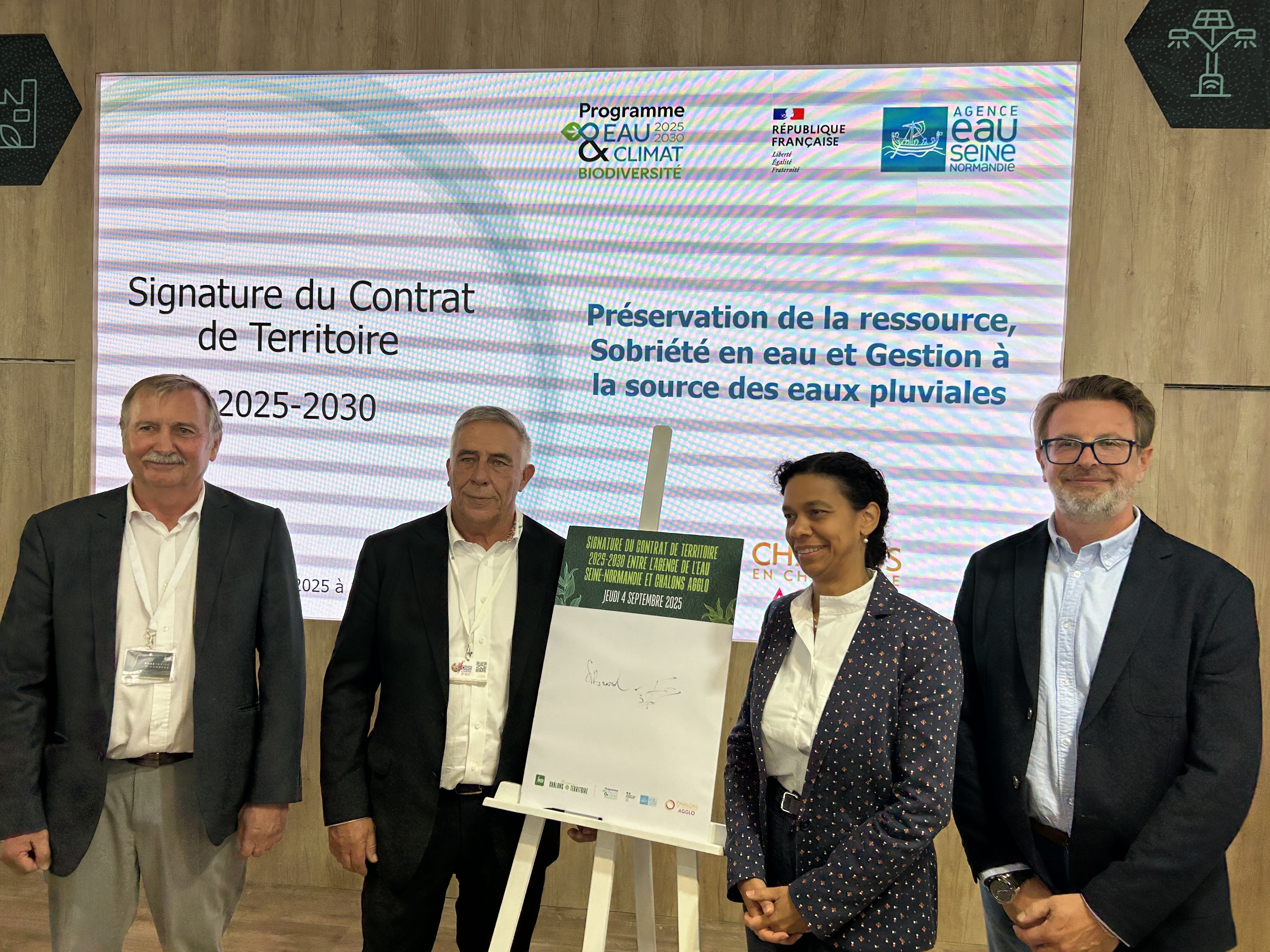 Signature du contrat de territoire Chalons agglo