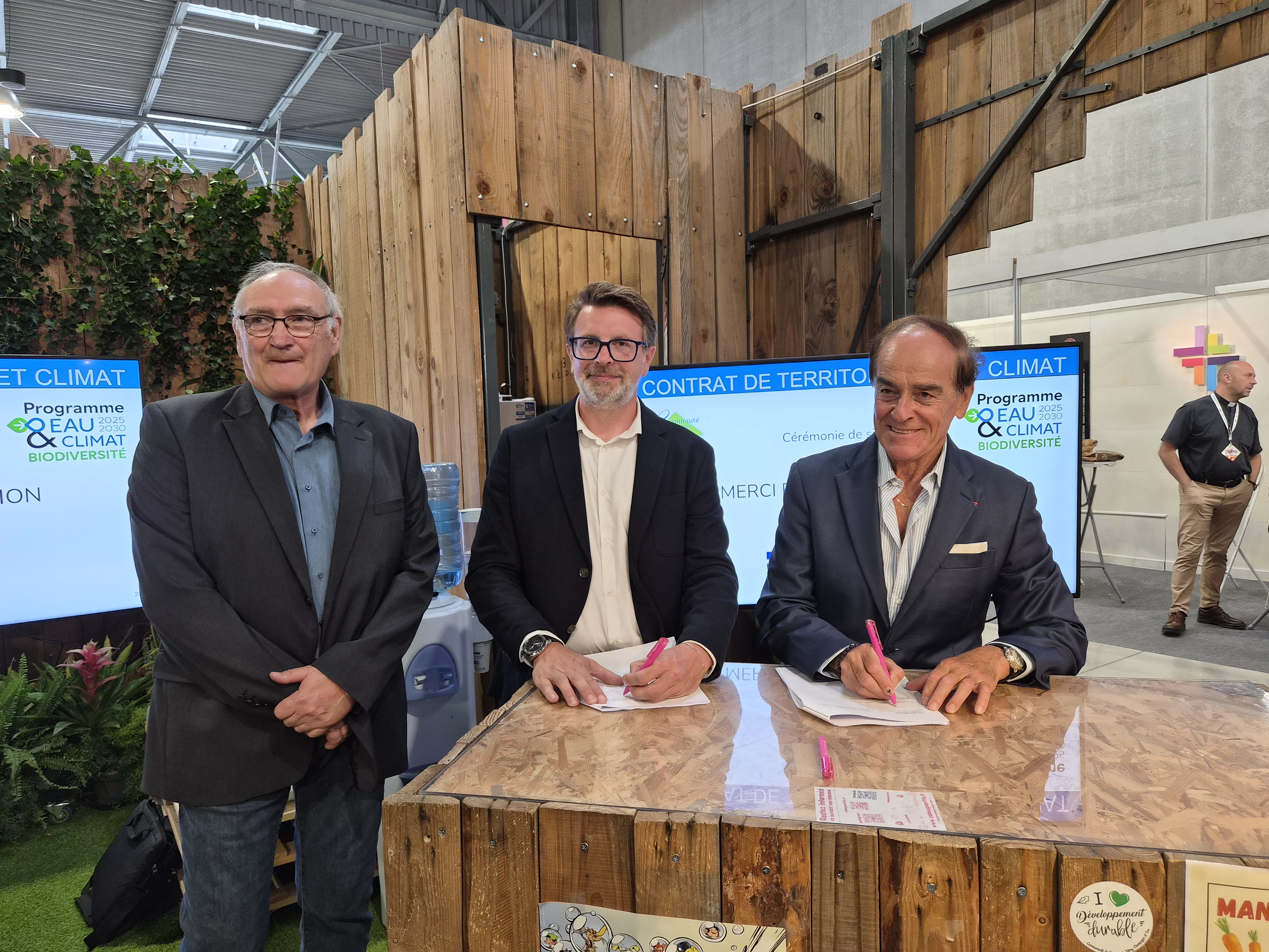 signature du contrat de territoire Vitry Champagne et der