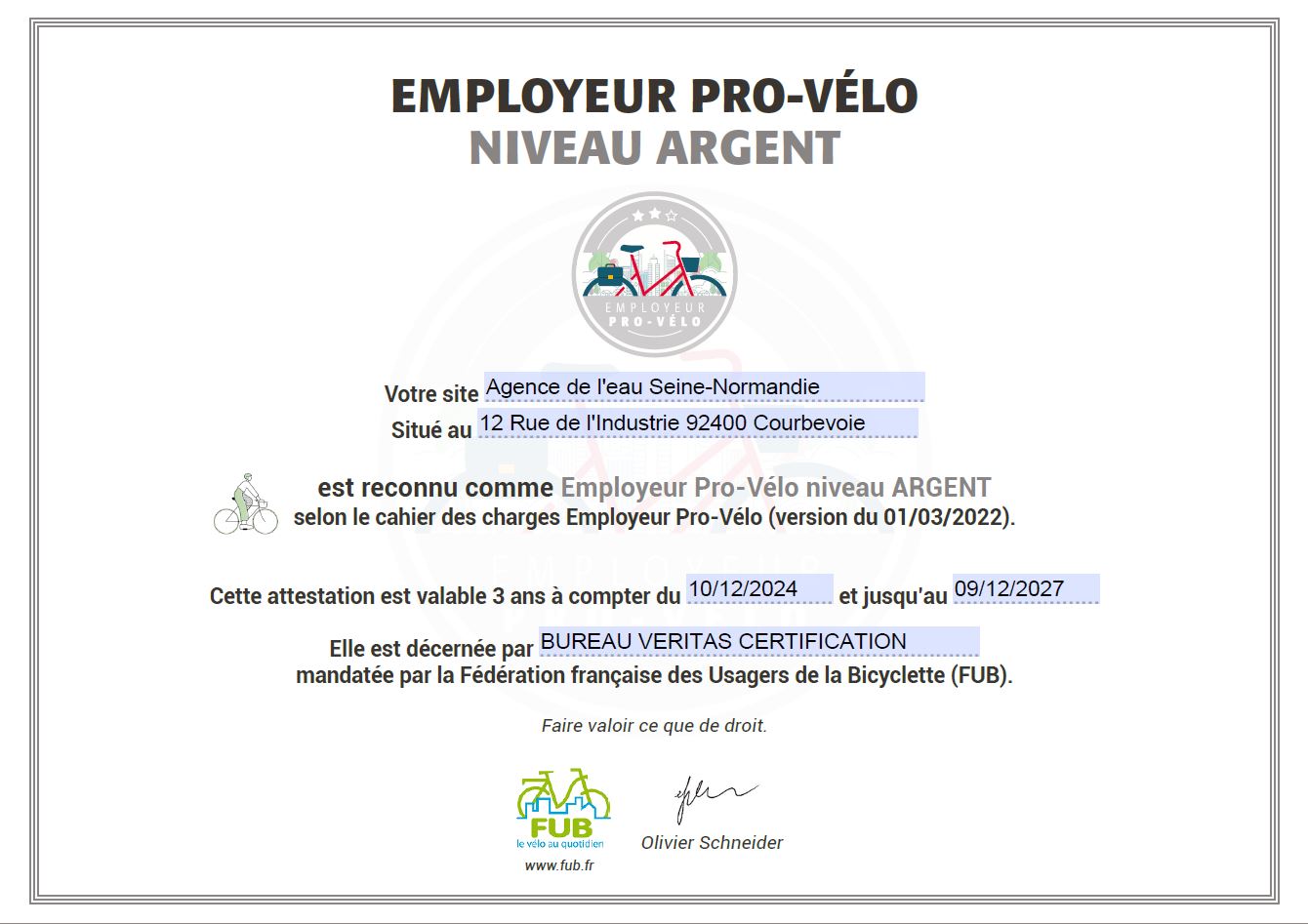 diplome médaille d'argent