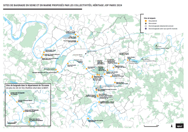 carte baignade