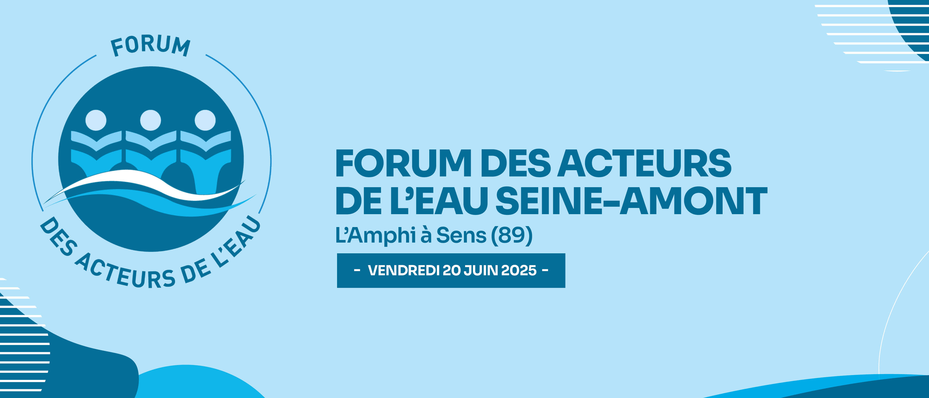Forum des acteurs de l'eau de Seine-Amont 