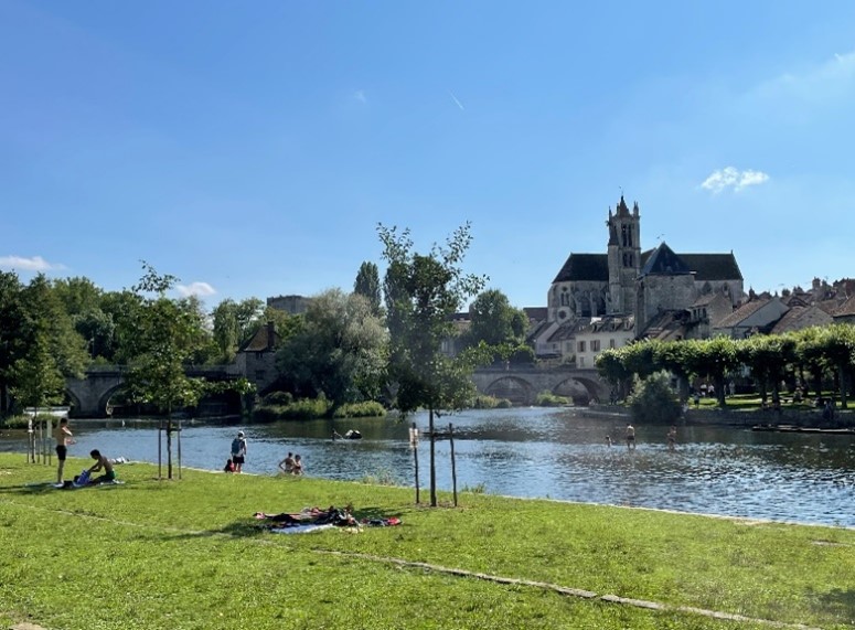 baignade à moret-sur-loing